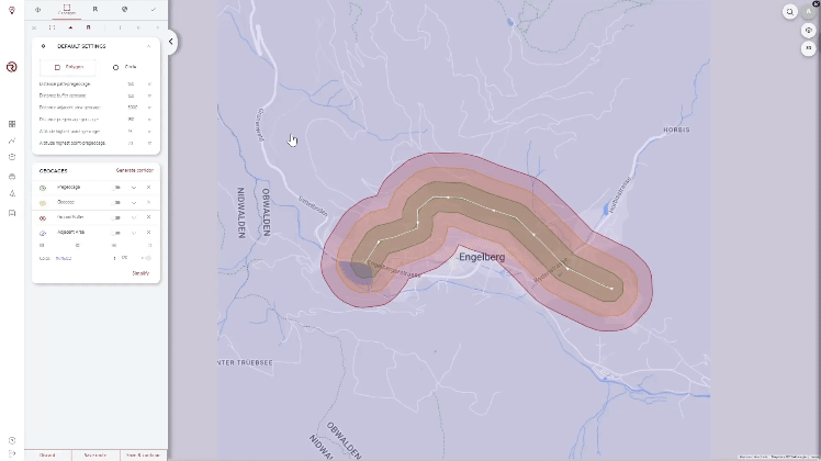 Adjacent areas