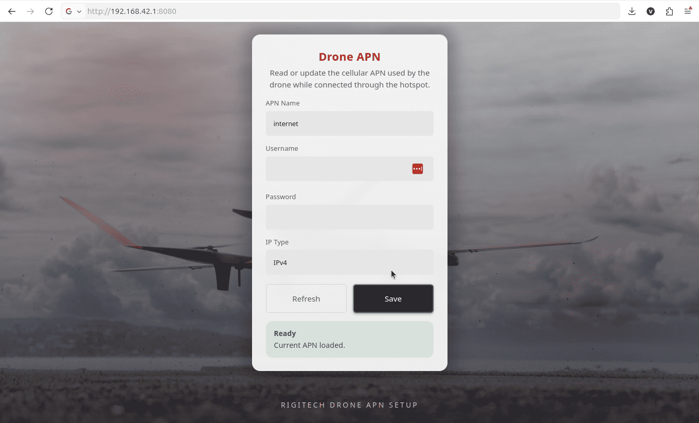 APN management interface