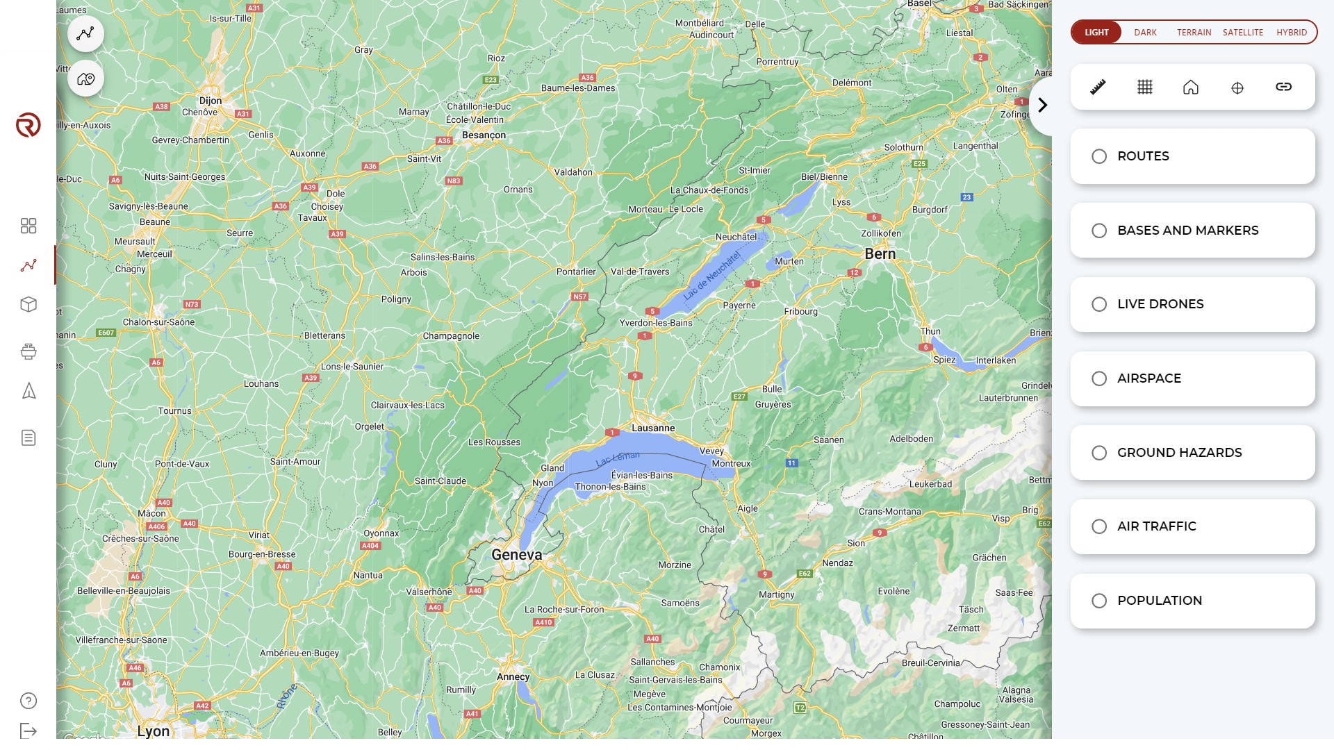 Layers and map tools