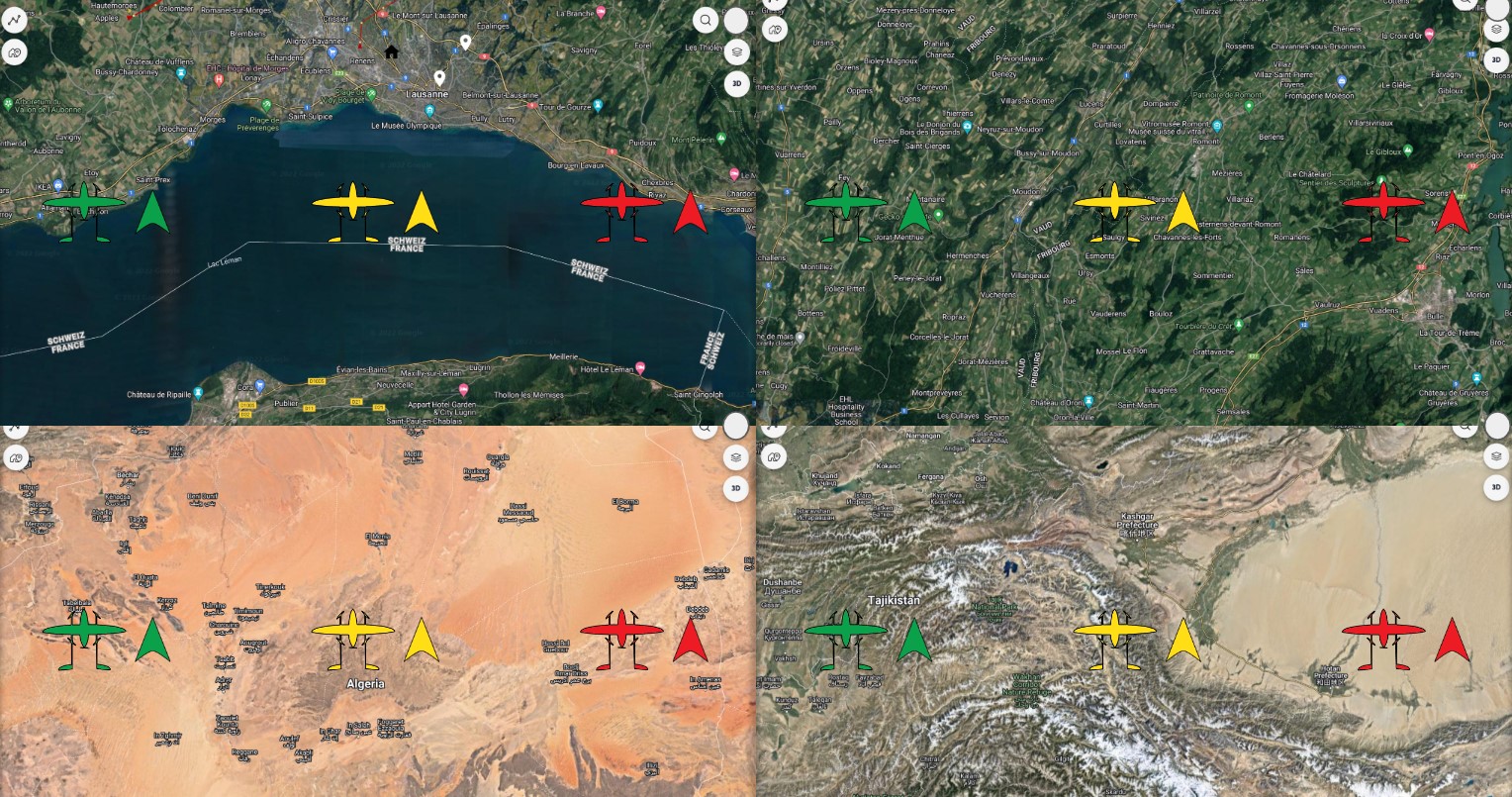 Drone and simulators